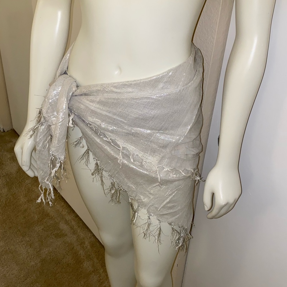 Silver Scarf/Wrap